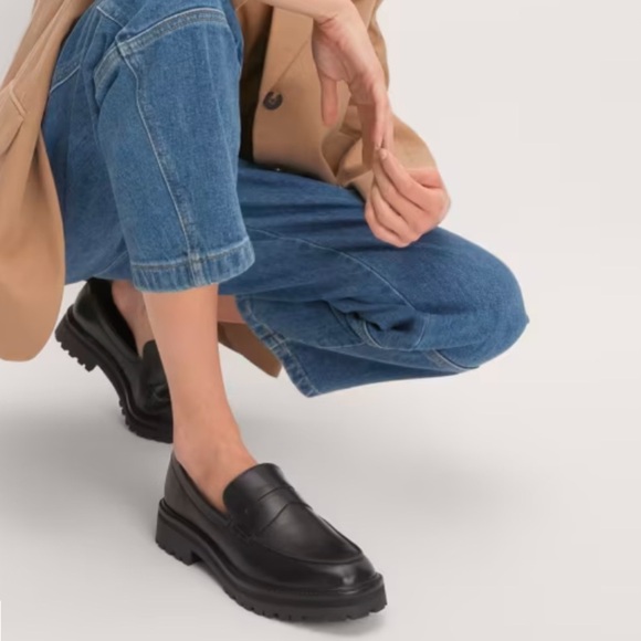 Everlane The Lug Loafer 9 Parchment - Picture 4 of 7